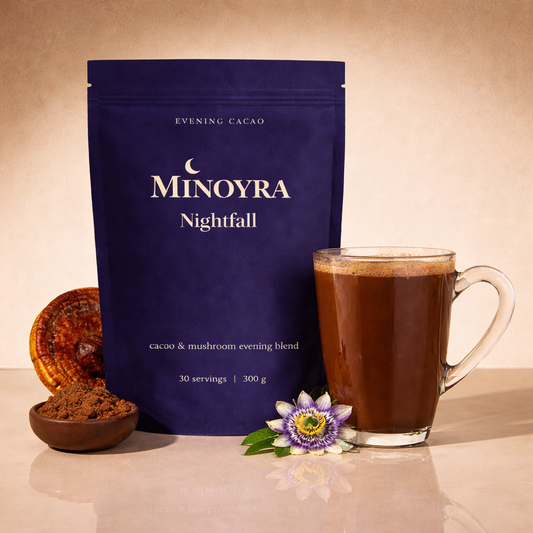 Minoyra – Cacao & Adaptogens Blend (вечерна напитка)
